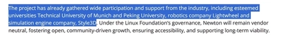 Featured on Linux Foundation Blog about Newton Physics
